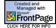 Created and Managed with Microsoft Frontpage